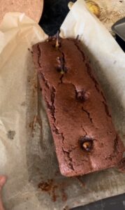 plumcake pere e cioccolato